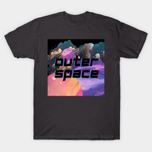 Outer Space! Deep reaches adventures! Apply now! T-Shirt